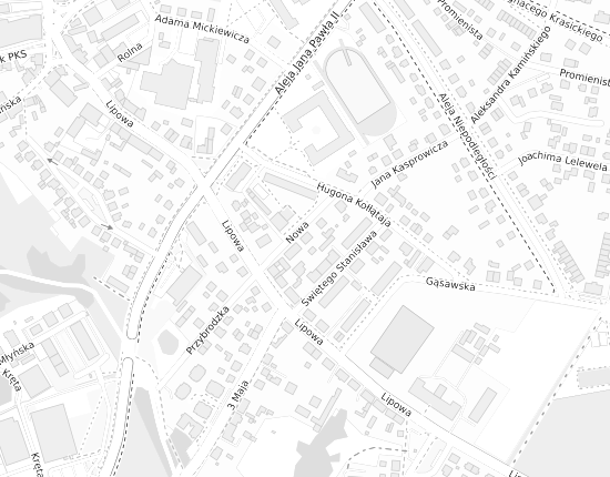Mapa z adresem organizacji