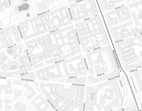 Mapa z adresem organizacji