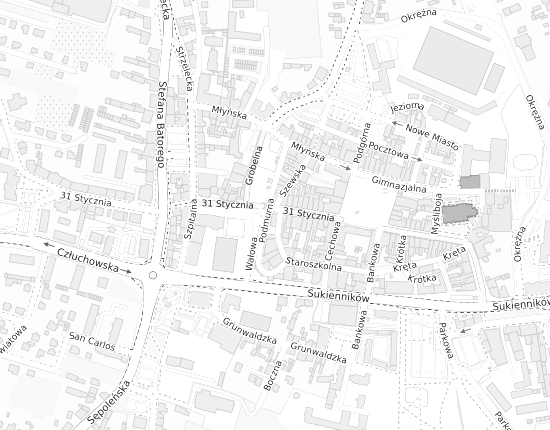 Mapa z adresem organizacji