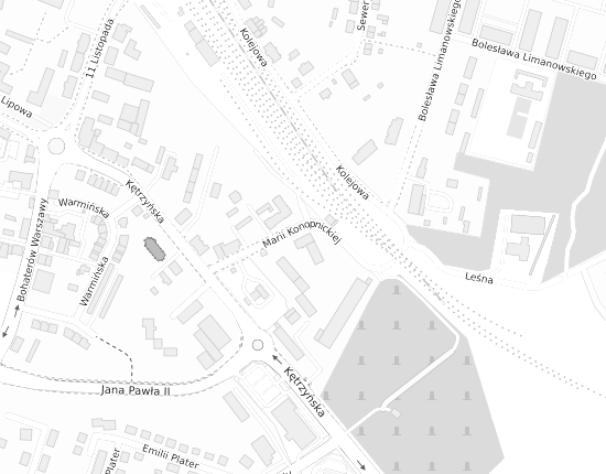 Mapa z adresem organizacji