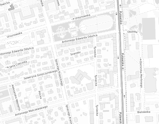 Mapa z adresem organizacji