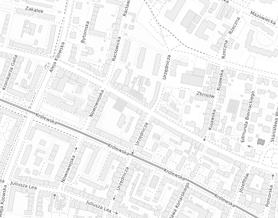Mapa z adresem organizacji