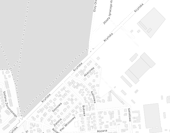 Mapa z adresem organizacji
