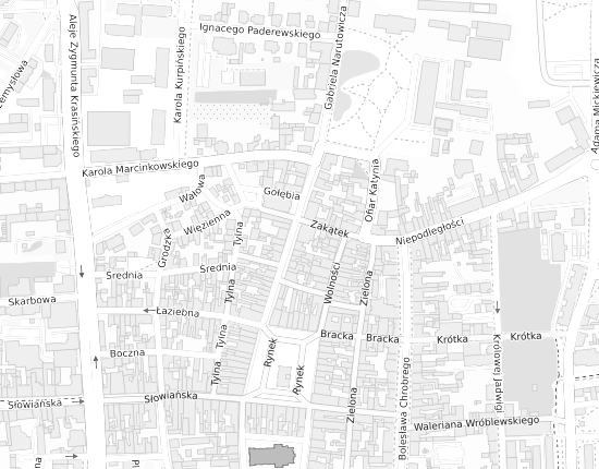 Mapa z adresem organizacji