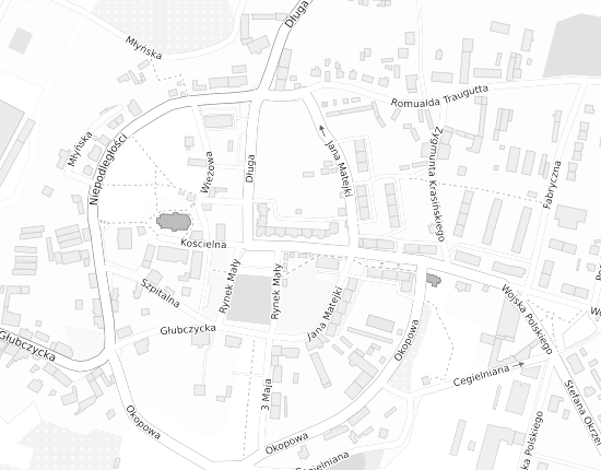 Mapa z adresem organizacji