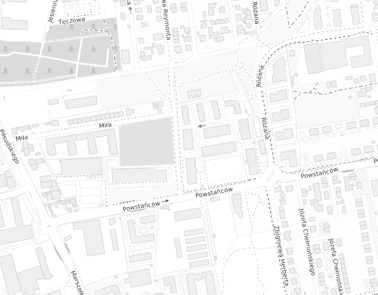 Mapa z adresem organizacji