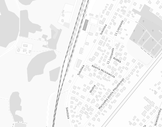 Mapa z adresem organizacji