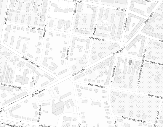 Mapa z adresem organizacji