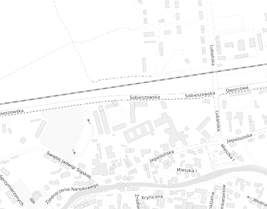 Mapa z adresem organizacji