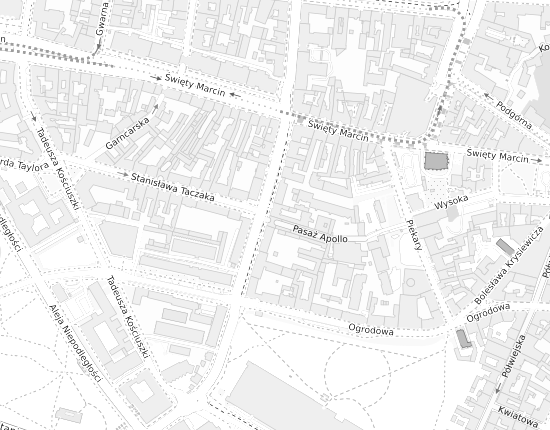 Mapa z adresem organizacji