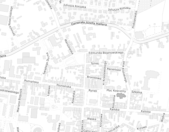 Mapa z adresem organizacji