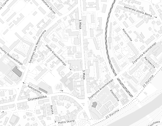 Mapa z adresem organizacji