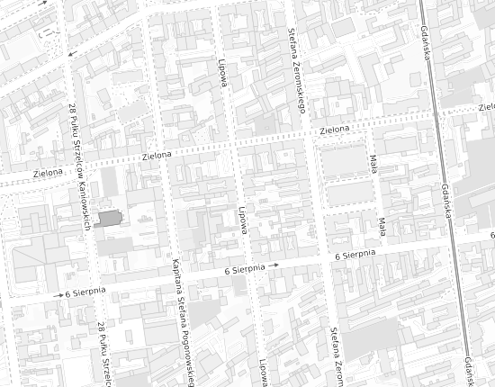 Mapa z adresem organizacji