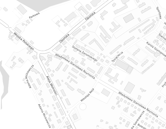 Mapa z adresem organizacji