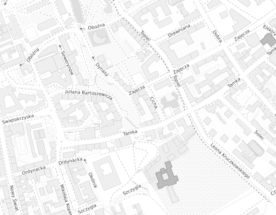 Mapa z adresem organizacji