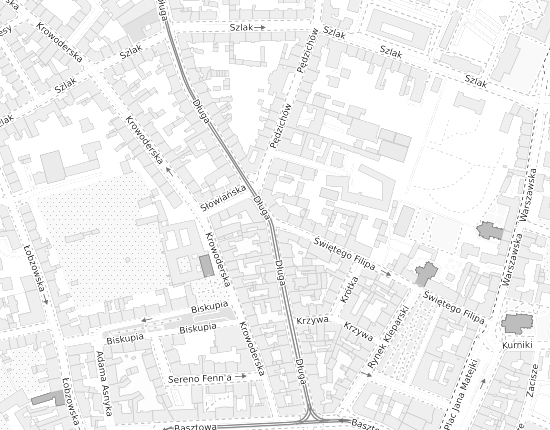 Mapa z adresem organizacji