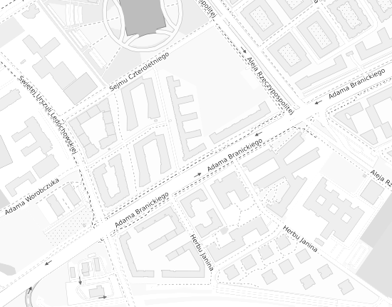 Mapa z adresem organizacji