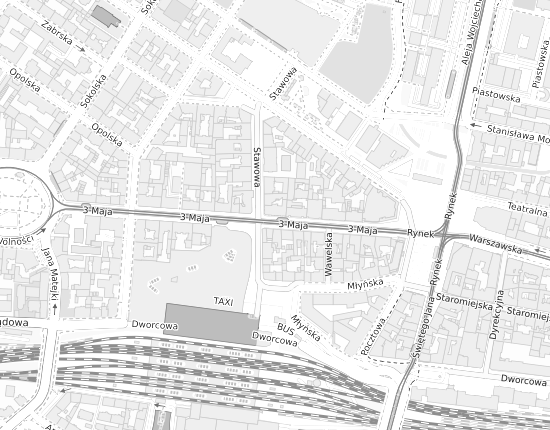 Mapa z adresem organizacji