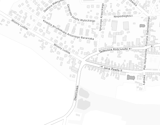 Mapa z adresem organizacji