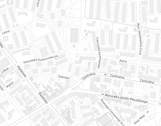 Mapa z adresem organizacji
