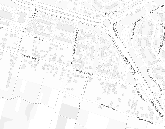 Mapa z adresem organizacji