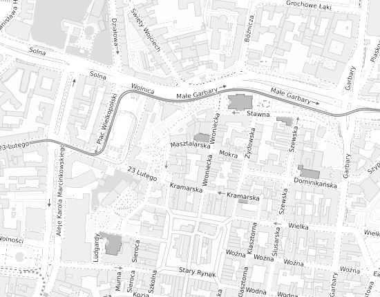 Mapa z adresem organizacji