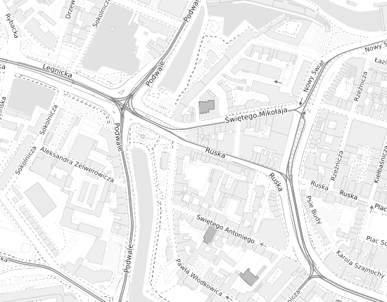 Mapa z adresem organizacji