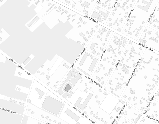 Mapa z adresem organizacji