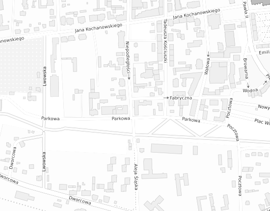 Mapa z adresem organizacji