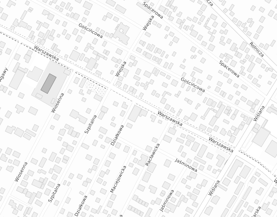 Mapa z adresem organizacji