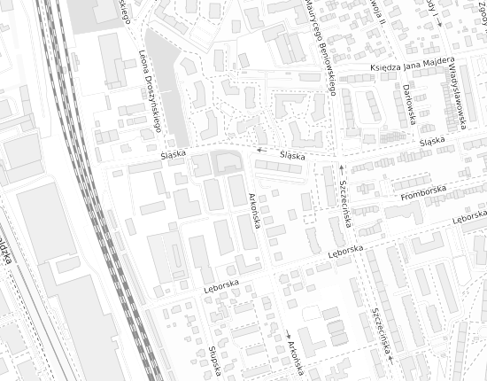 Mapa z adresem organizacji
