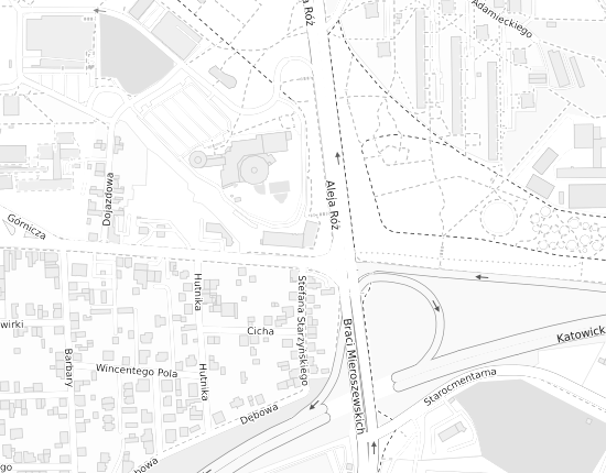 Mapa z adresem organizacji