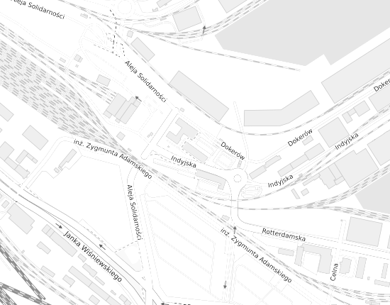 Mapa z adresem organizacji