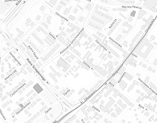 Mapa z adresem organizacji
