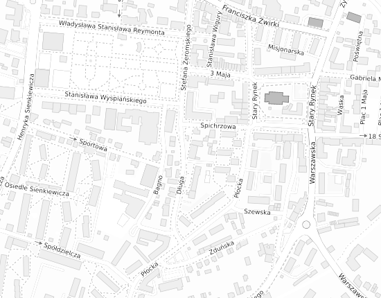 Mapa z adresem organizacji