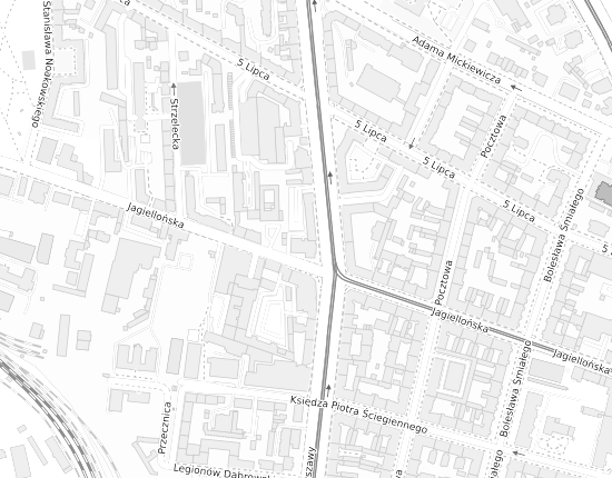 Mapa z adresem organizacji