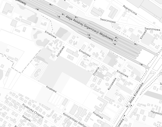 Mapa z adresem organizacji