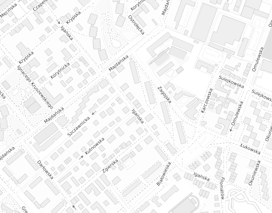 Mapa z adresem organizacji