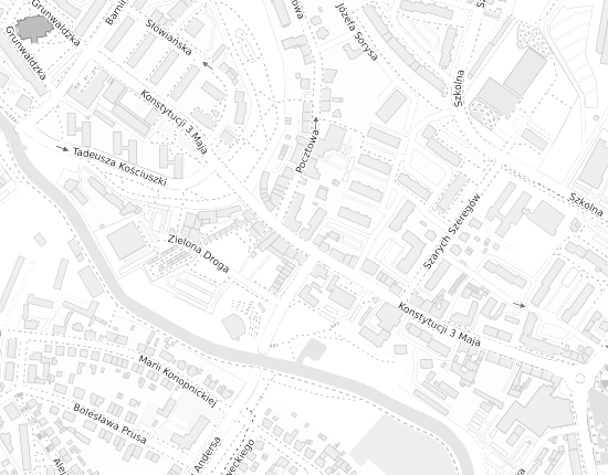 Mapa z adresem organizacji