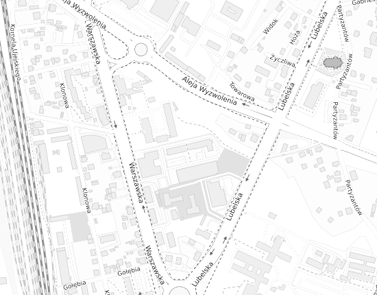 Mapa z adresem organizacji