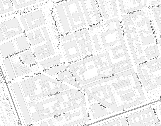 Mapa z adresem organizacji