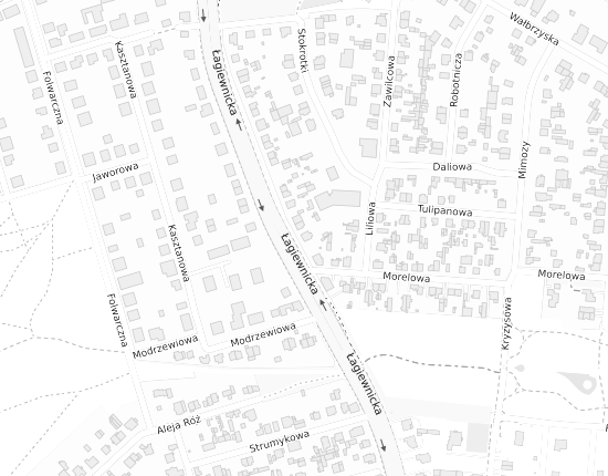 Mapa z adresem organizacji