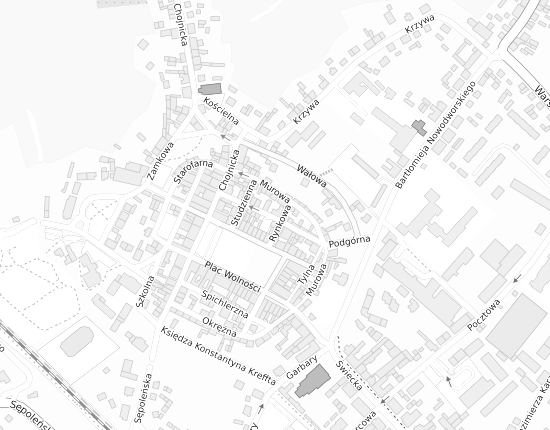 Mapa z adresem organizacji
