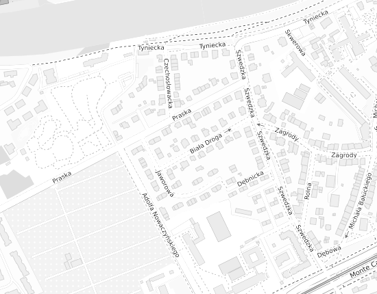 Mapa z adresem organizacji