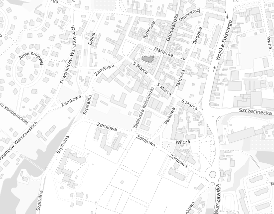 Mapa z adresem organizacji