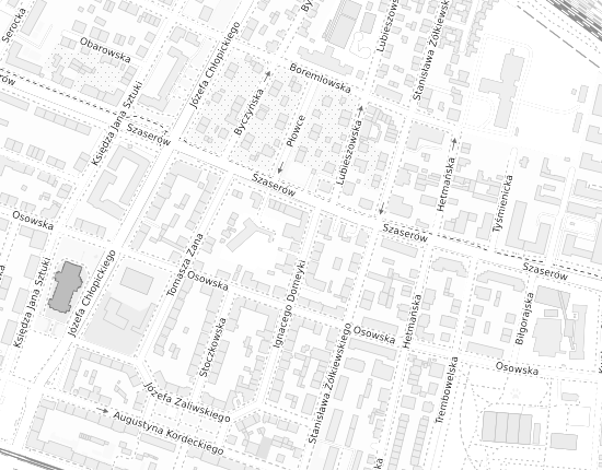 Mapa z adresem organizacji