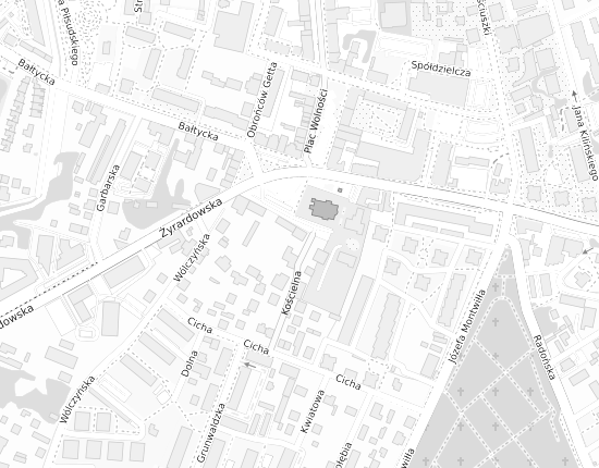 Mapa z adresem organizacji