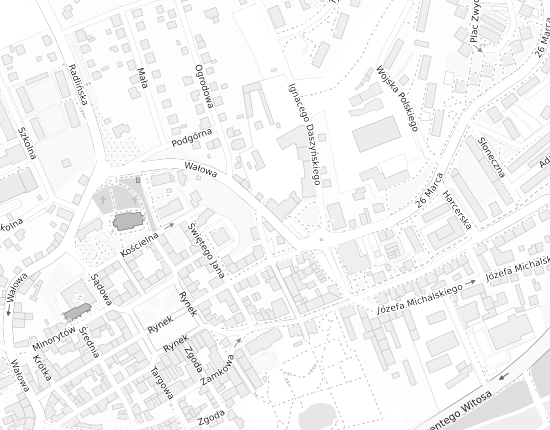 Mapa z adresem organizacji