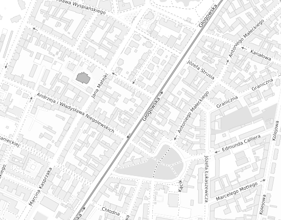 Mapa z adresem organizacji