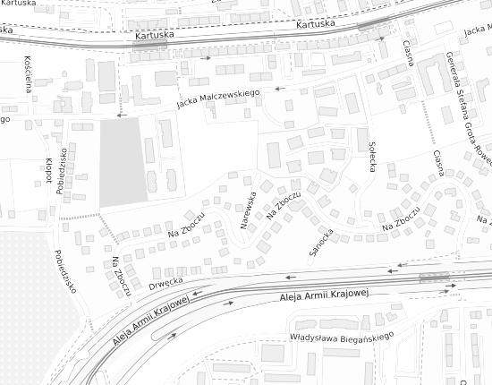 Mapa z adresem organizacji